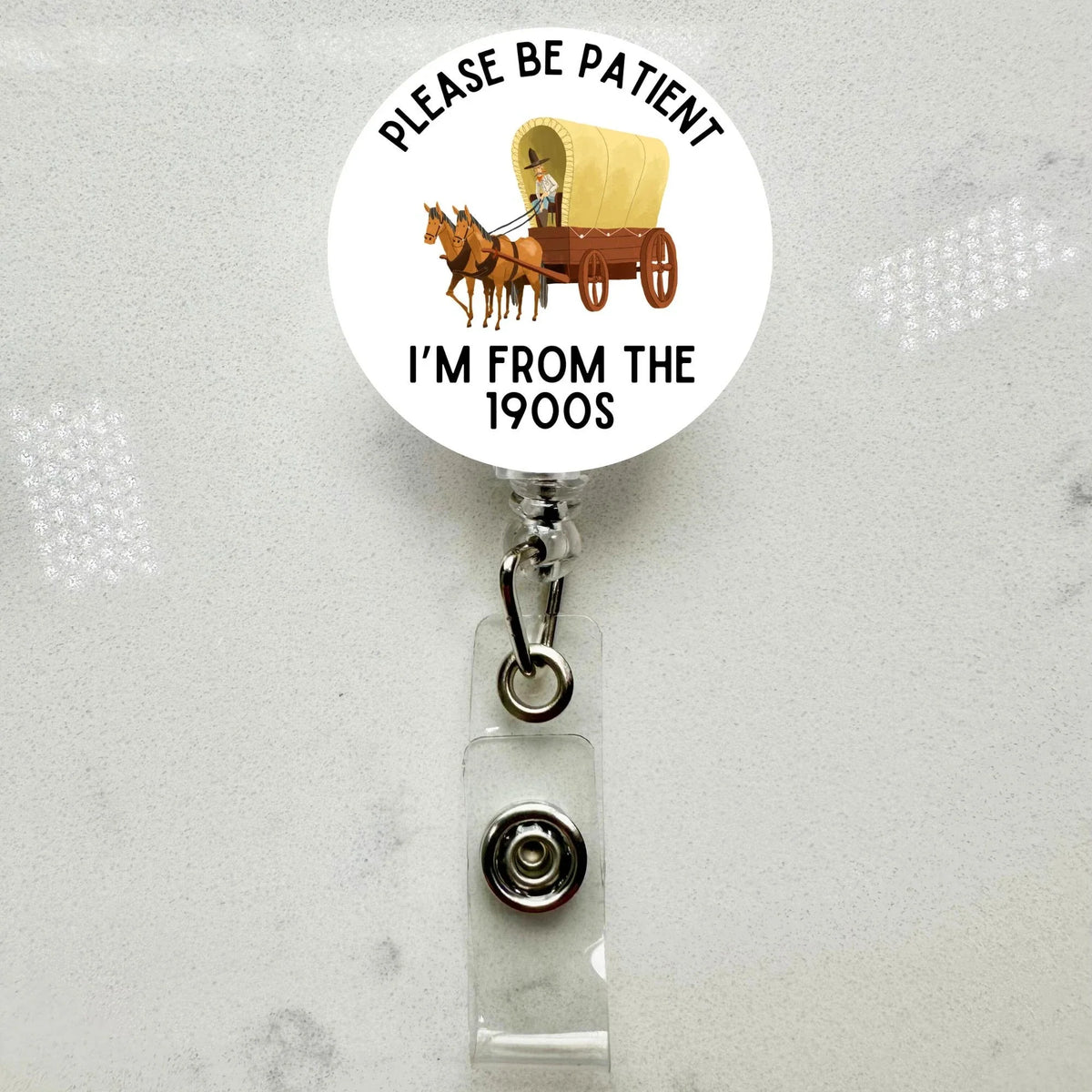Funny 'From The 1900's' Retro Badge Reel