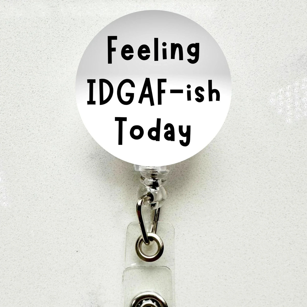 IDGAF-ish Nurse Badge Reel