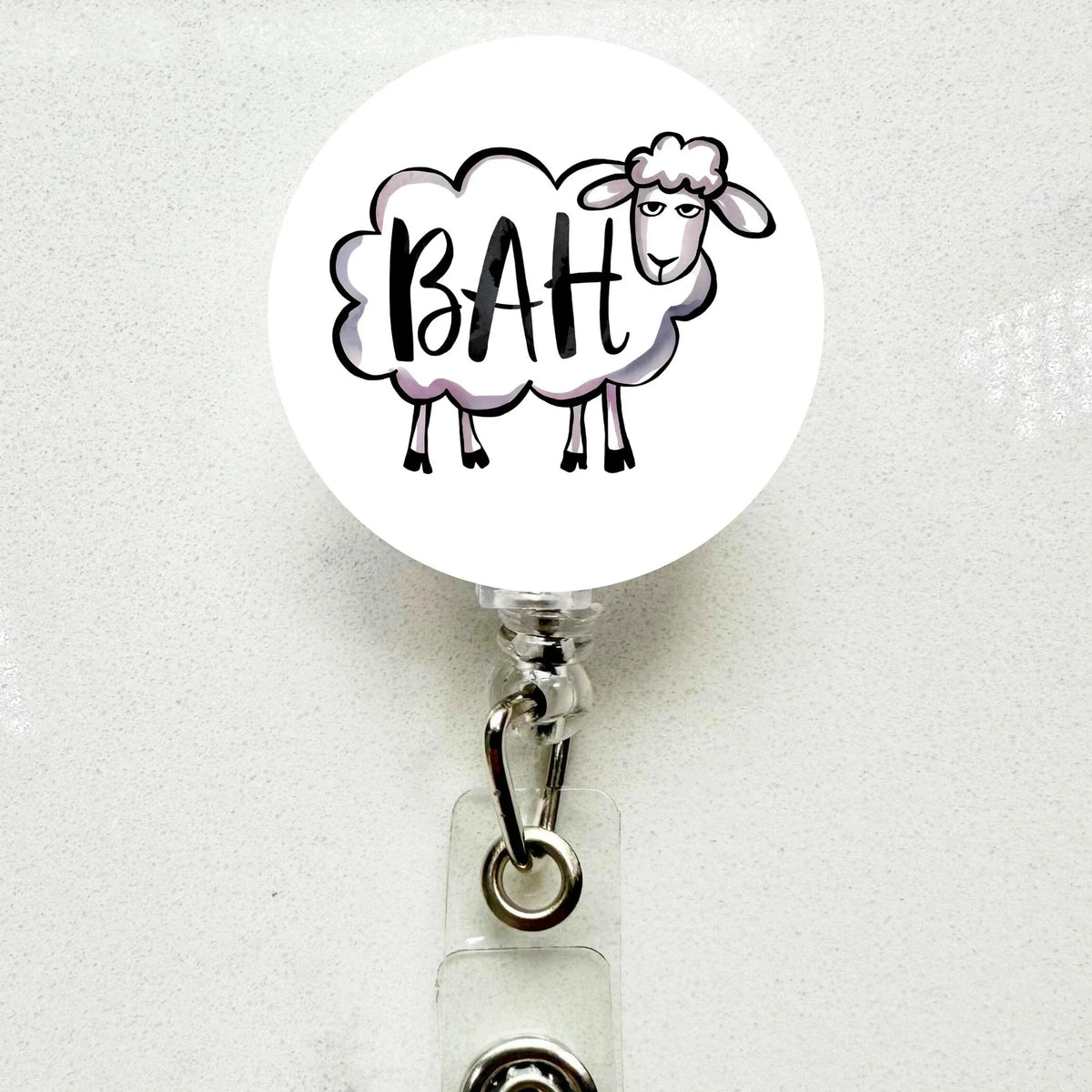 Funny 'Bah' Sheep Badge Reel