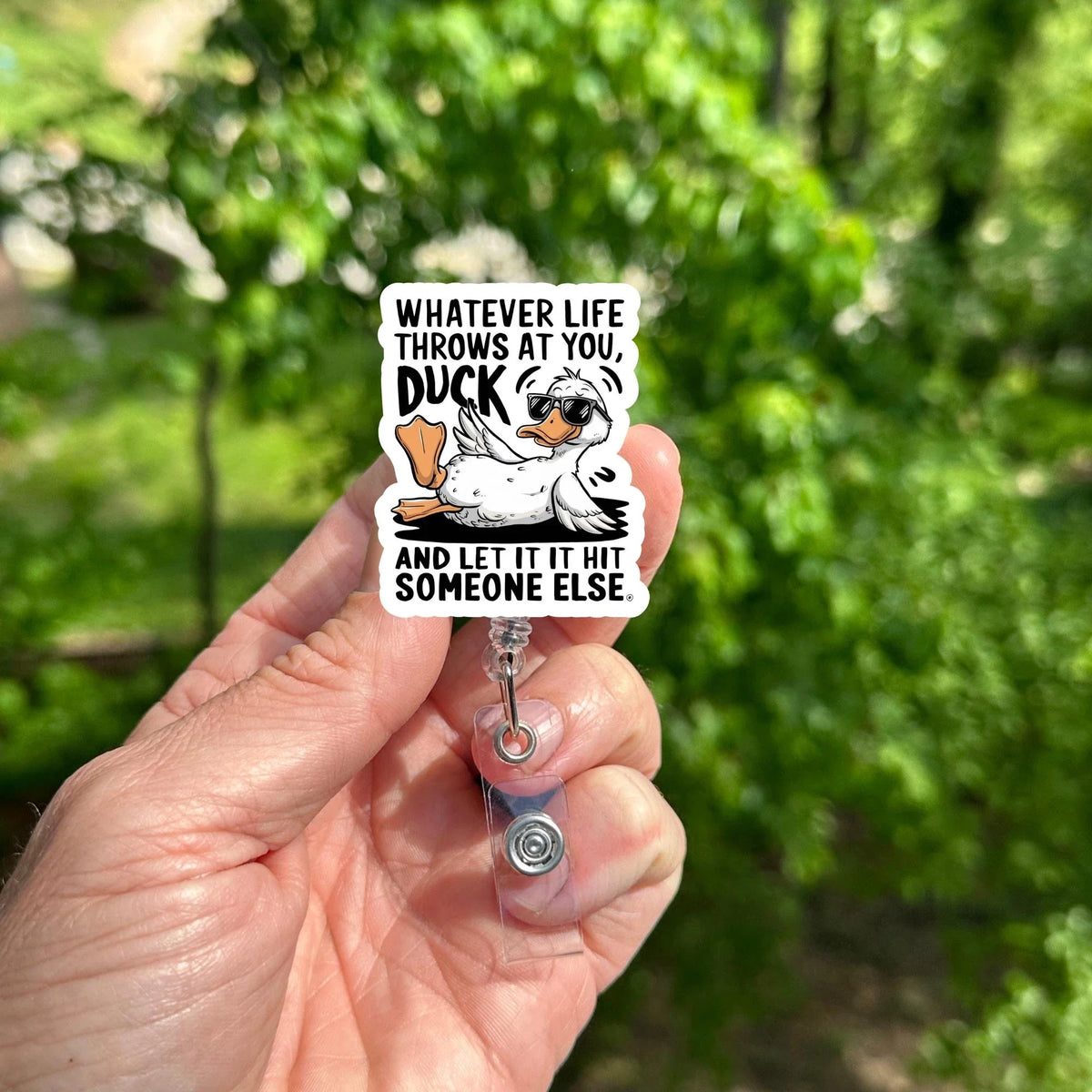 Duck Nurse Badge Reel