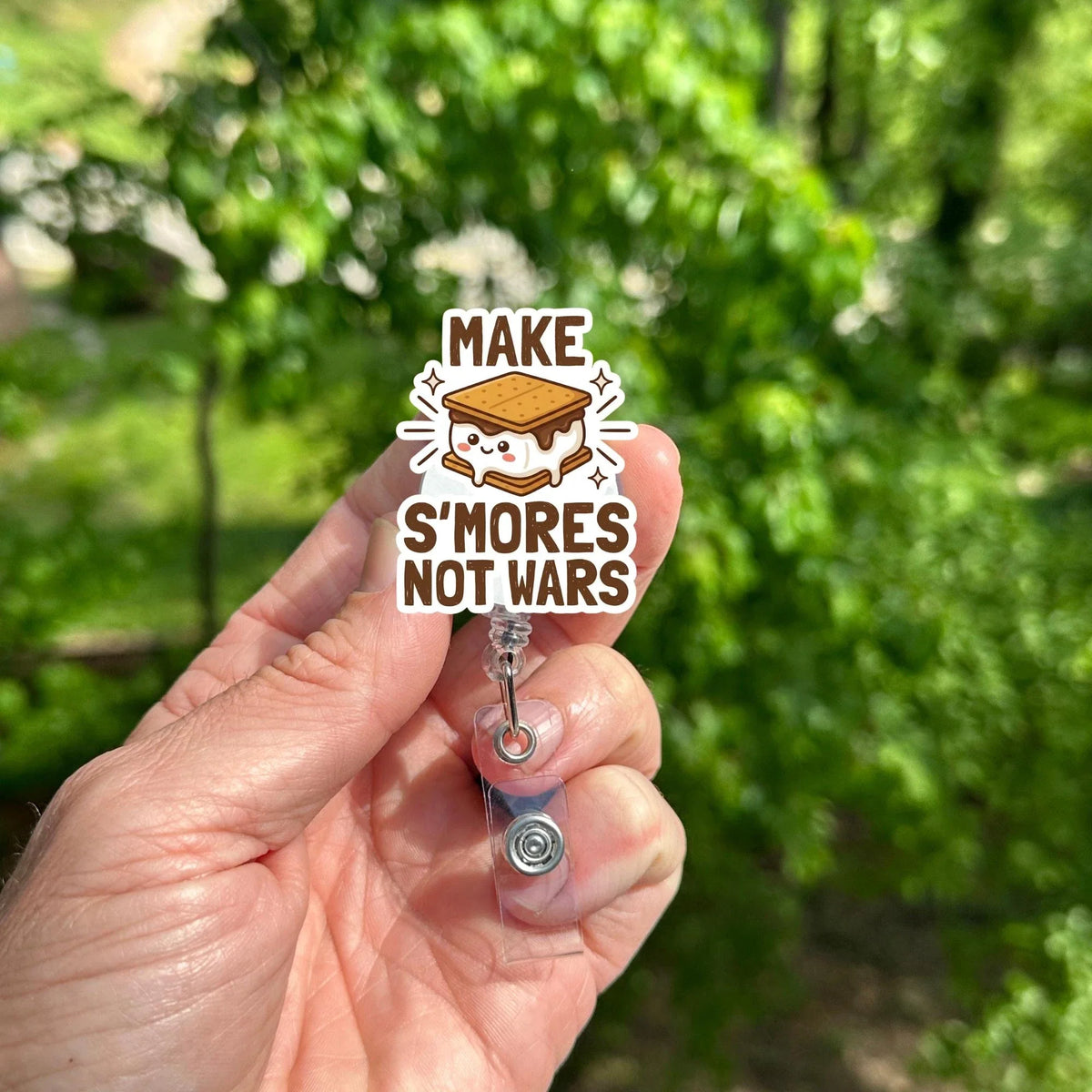 Make S'mores Not Wars Badge Reel