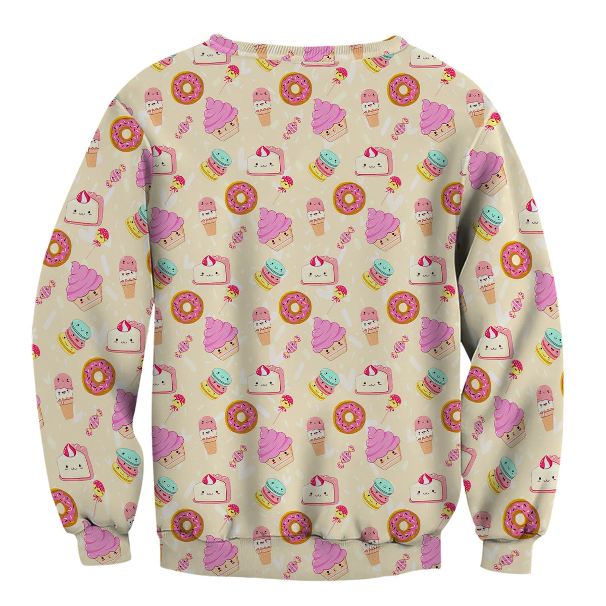 Donut Ice Cream Nurse Scrub Top
