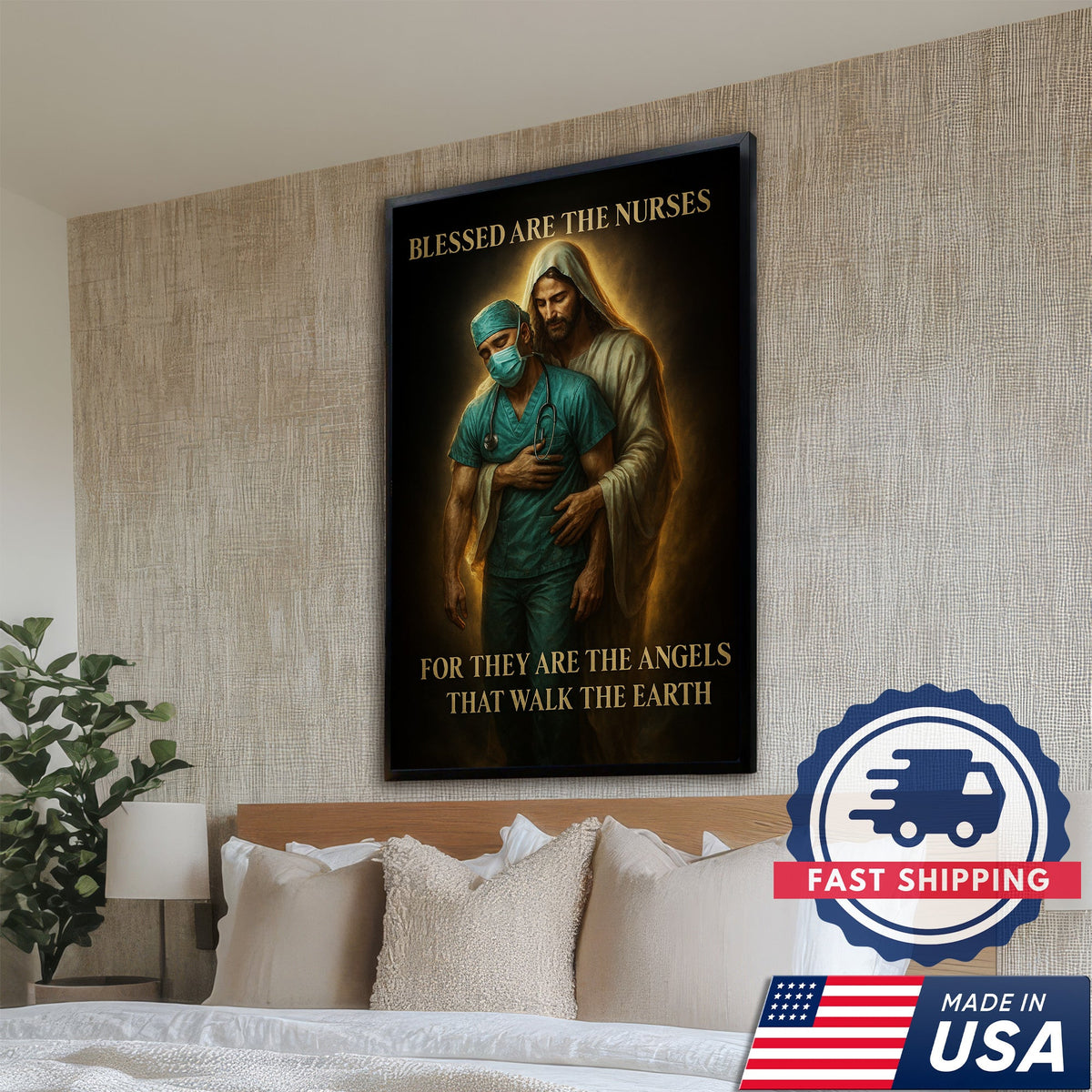 Blessed Are The Nurses Canvas