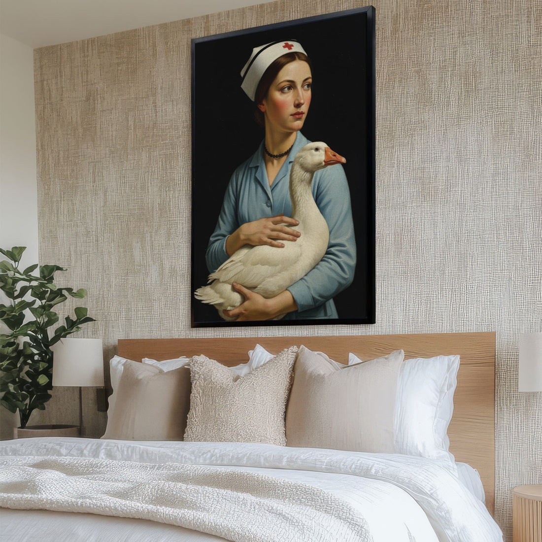 Vintage Goose Nurse Canvas