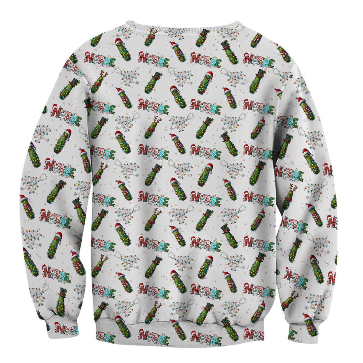 Christmas Pickle Nurse Scrub Top