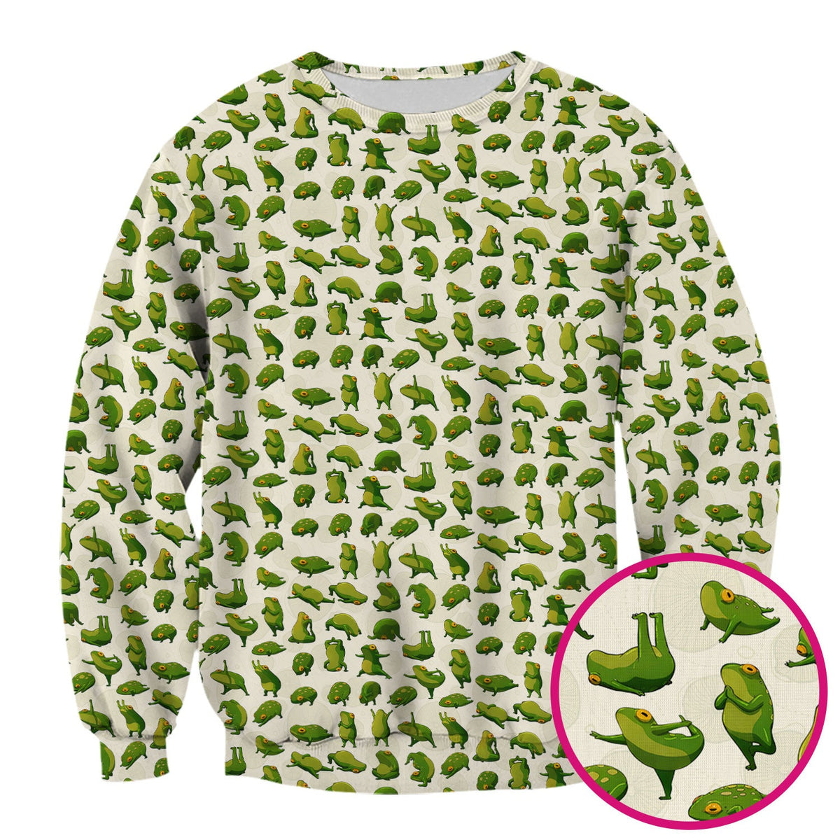 Frog Cartoon Nurse Scrub Top