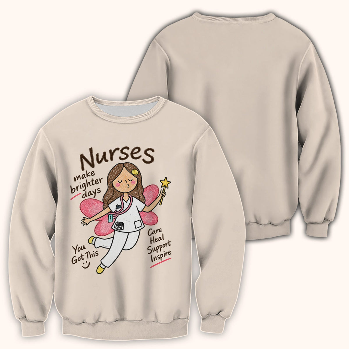 Nurses Make Brighter Days Fairy Shirt