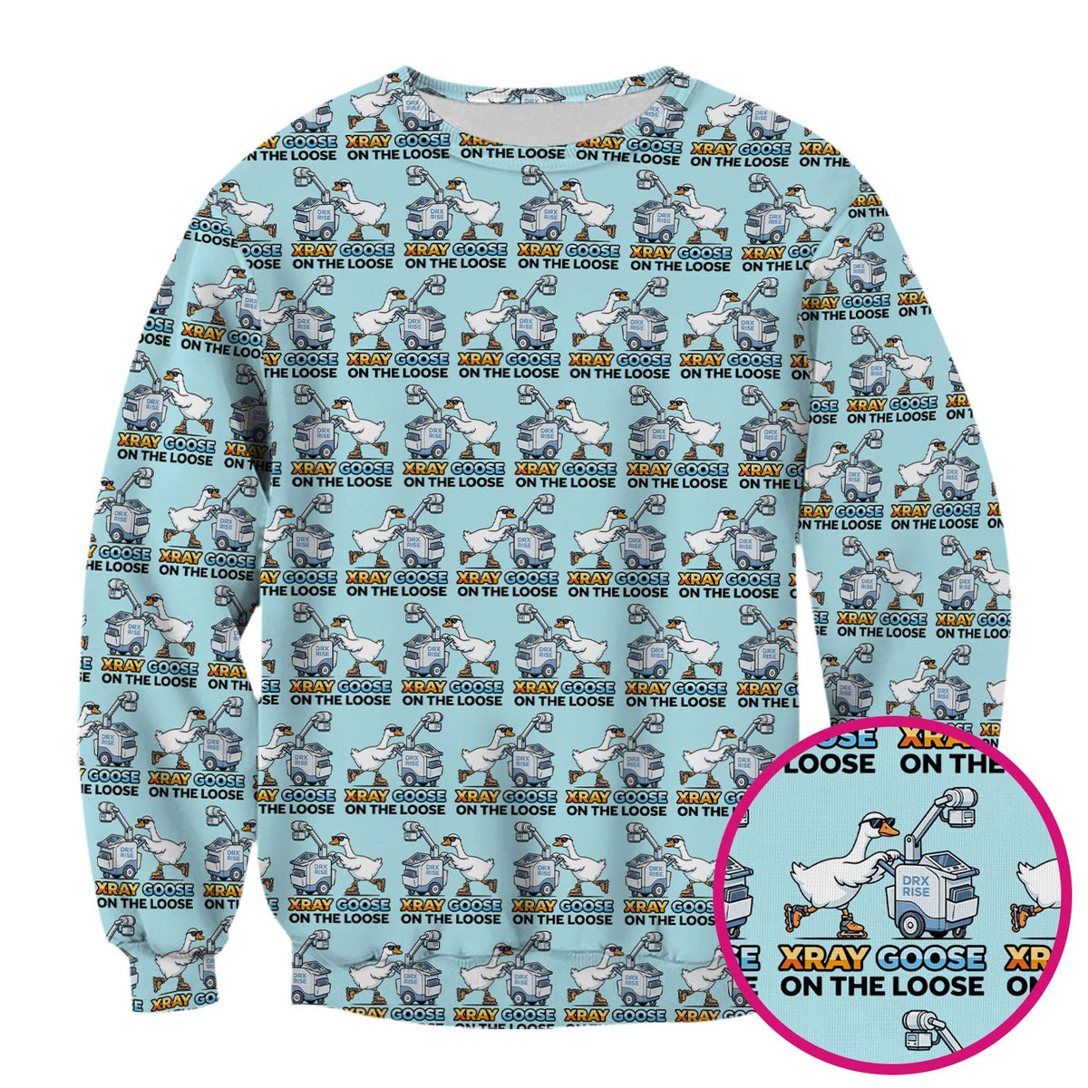 Xray Goose On The Loose Nurse Scrub Top