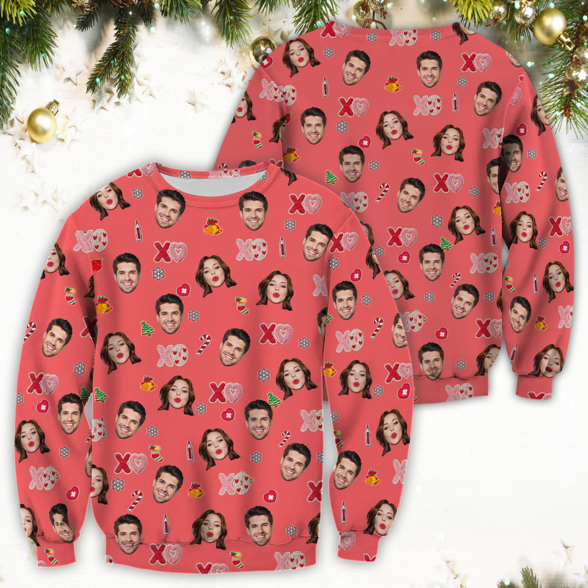 Personalized Photo Face Nurse Scrub Top