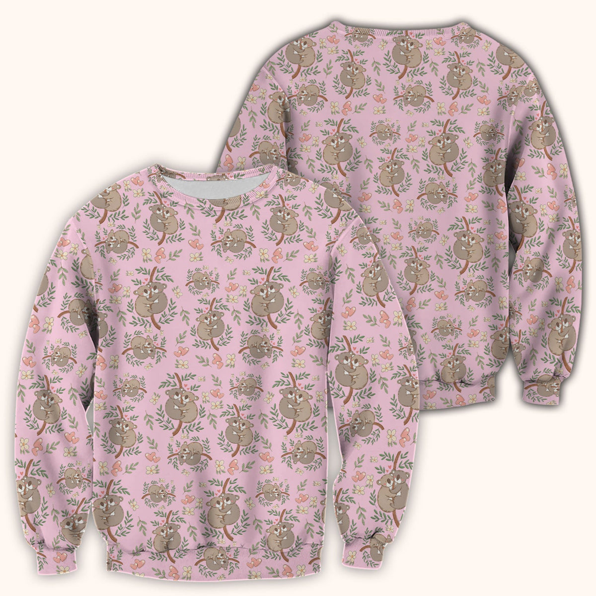 Koala Love Nurse Scrub Top