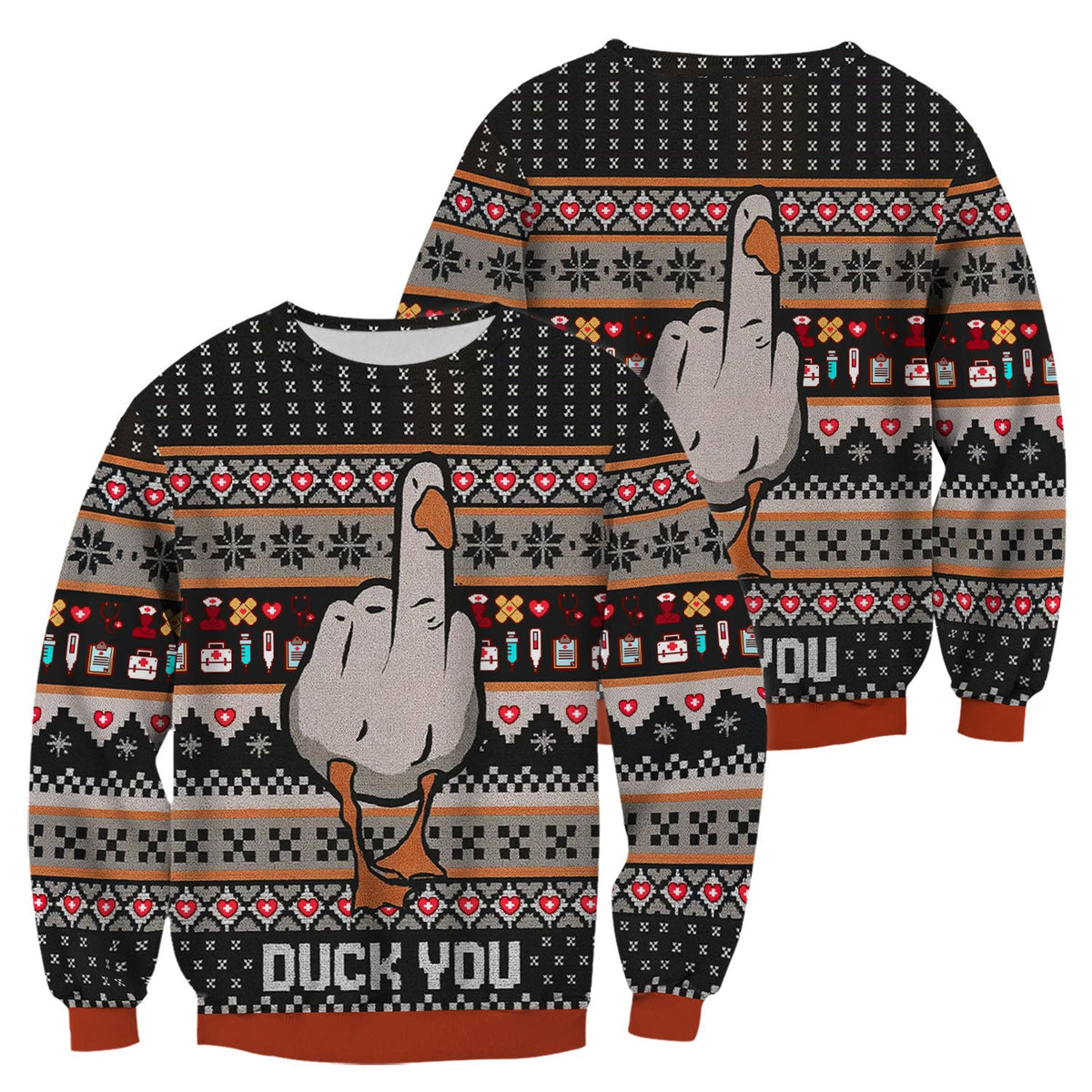 Duck Nurse Scrub Top - Christmas Gift