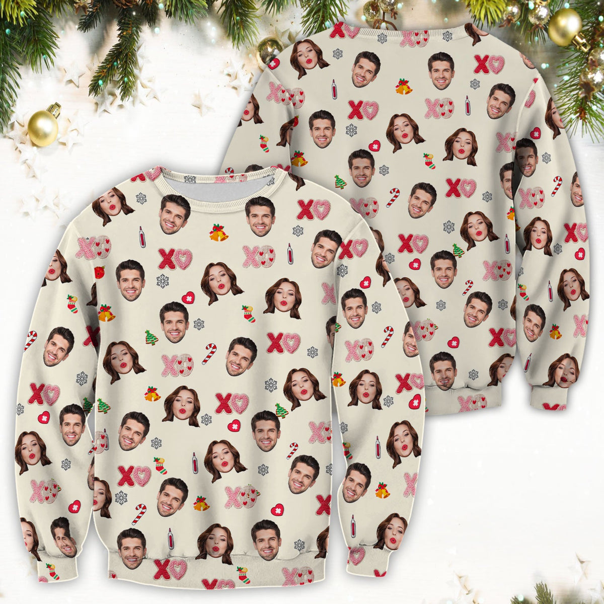 Personalized Photo Face Nurse Scrub Top