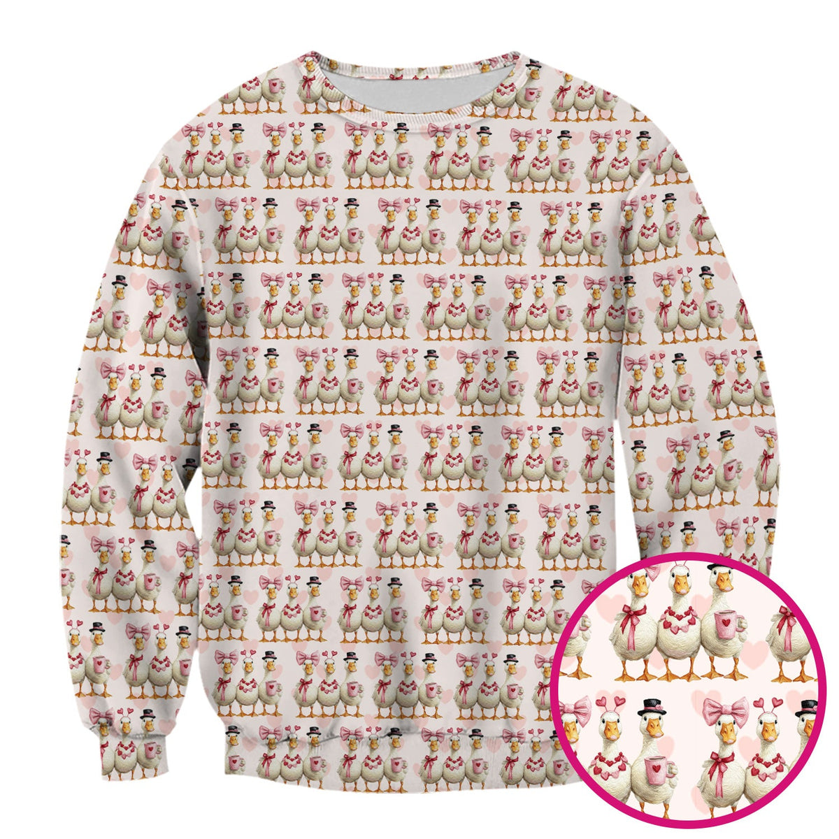 Goose Heart Nurse Scrub Top - Valentines Day Gift