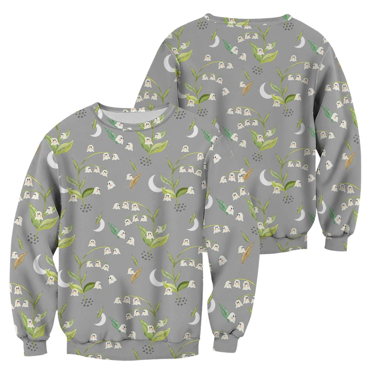 Floral Ghost Lily Nurse Shirt