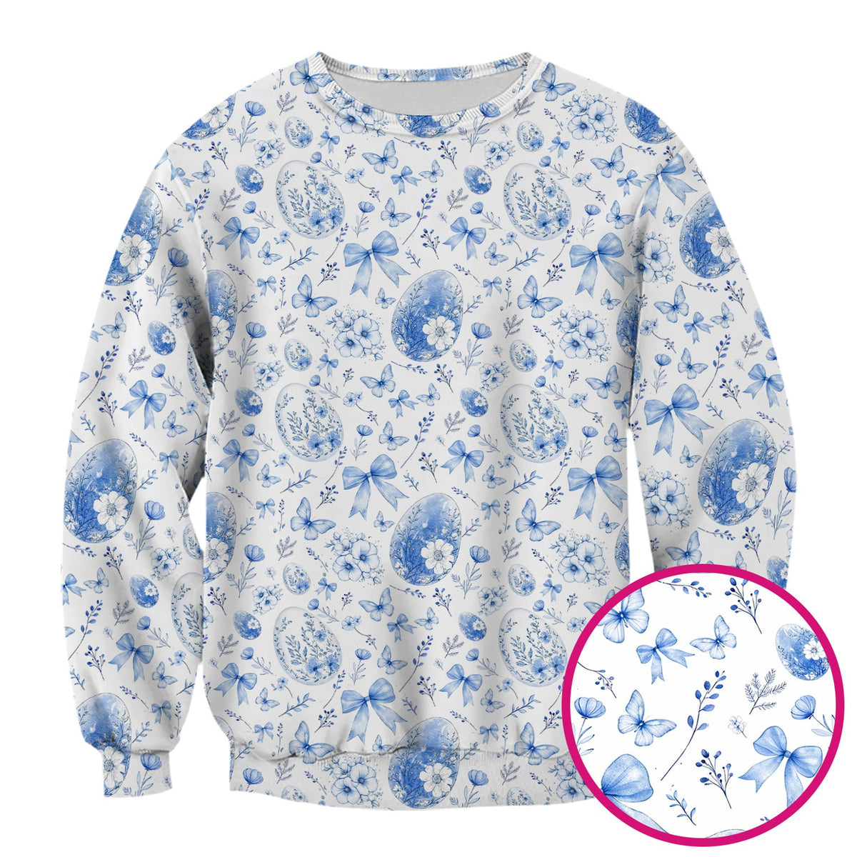 Butterfly Floral Bow Vintage Nurse Scrub Top