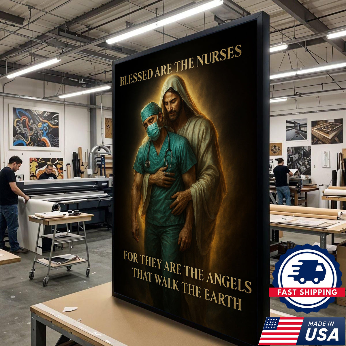 Blessed Are The Nurses Canvas