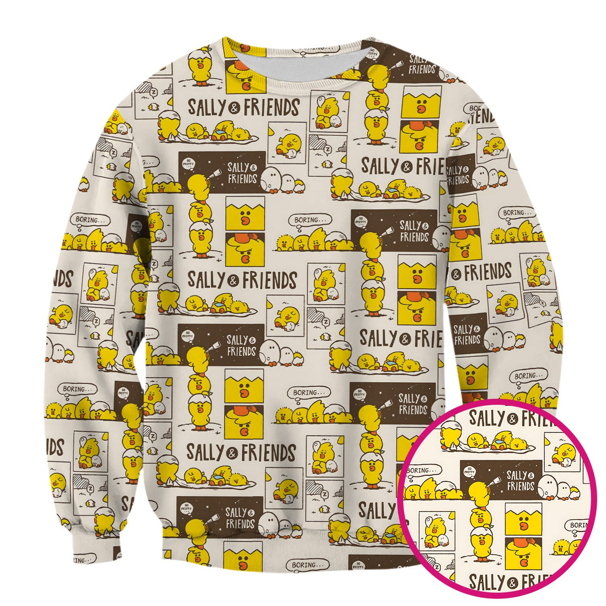Chick Comic Nurse Scrub Top