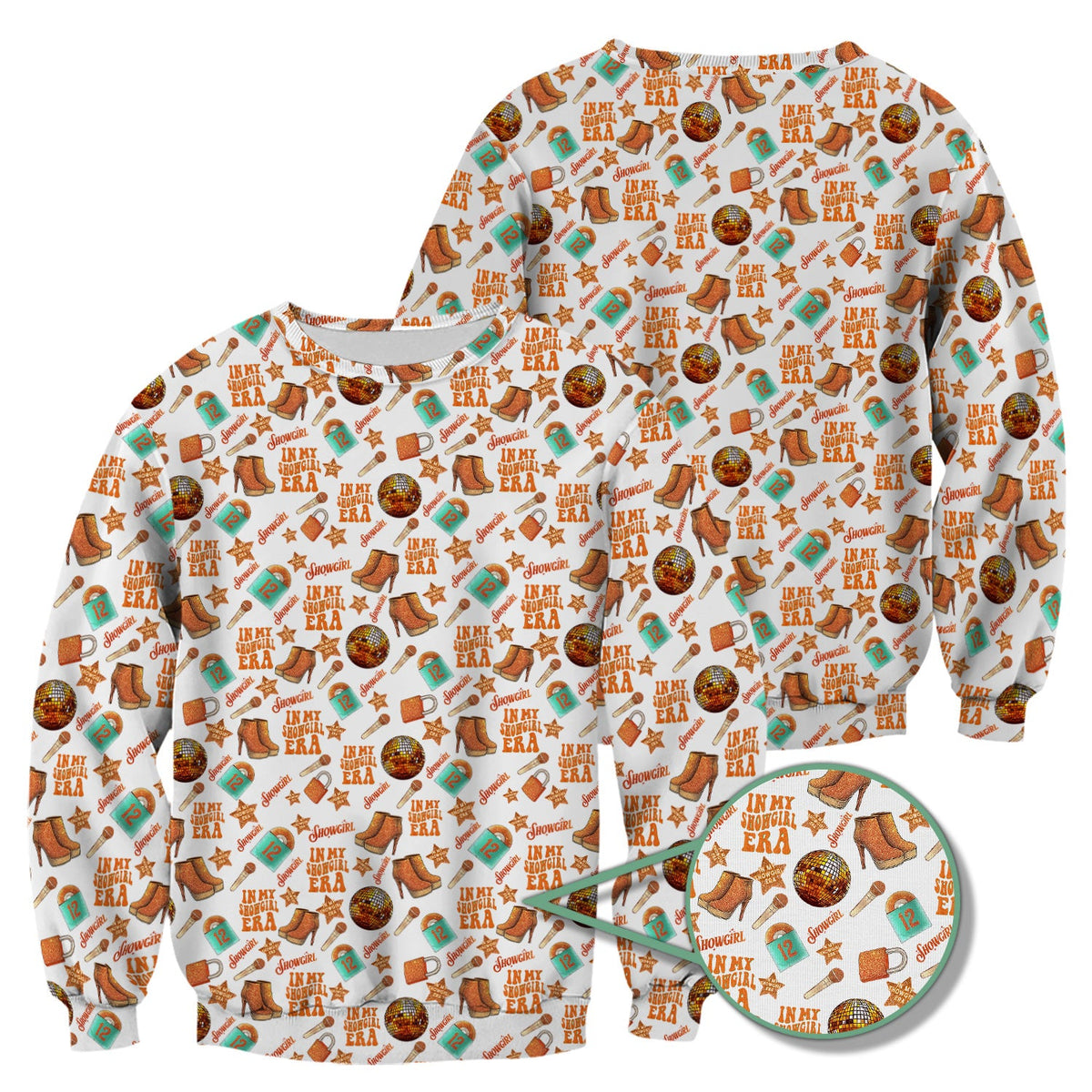 Showgirl Orange Graphic Nurse Shirt