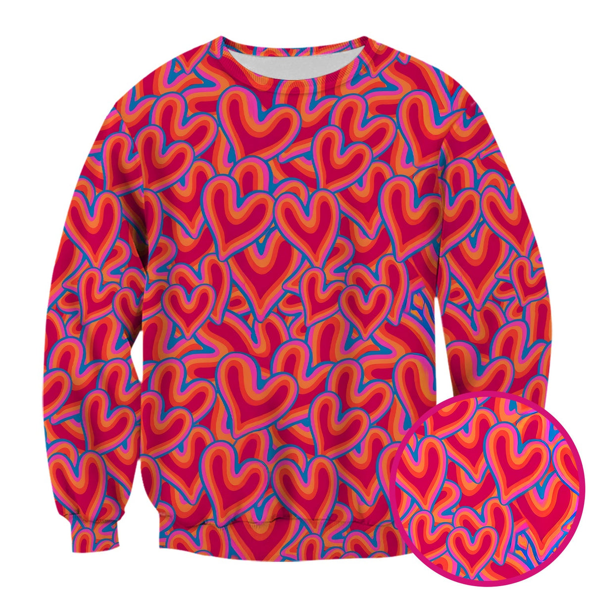 Valentine Heart Nurse Scrub Top