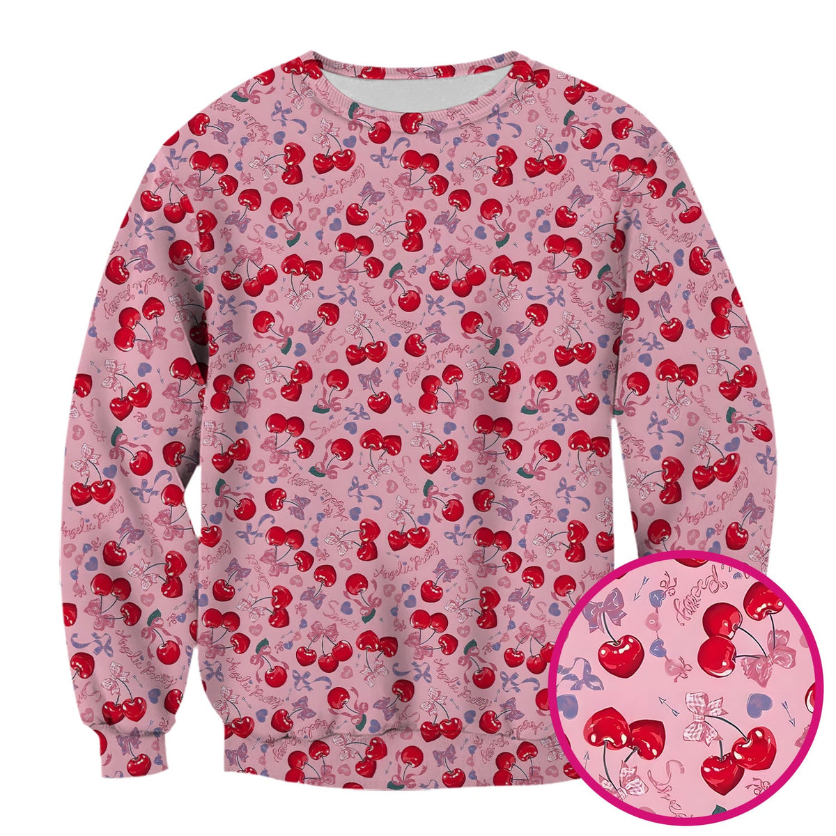 Cherry Blossom Nurse Scrub Top