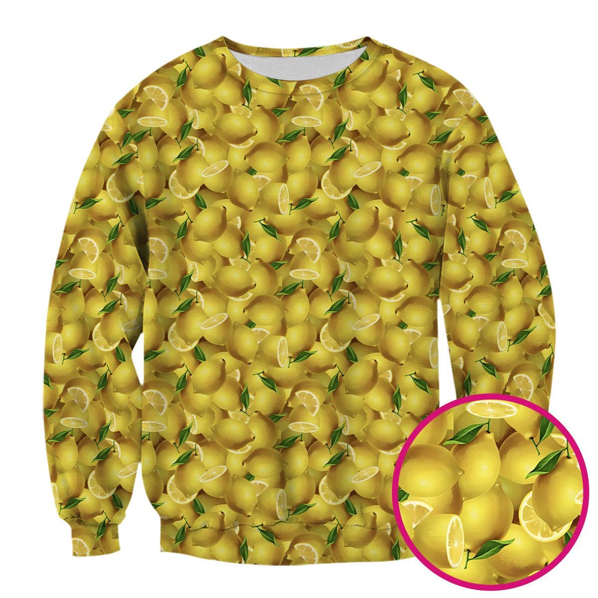 Fresh Lemon Nurse Scrub Top