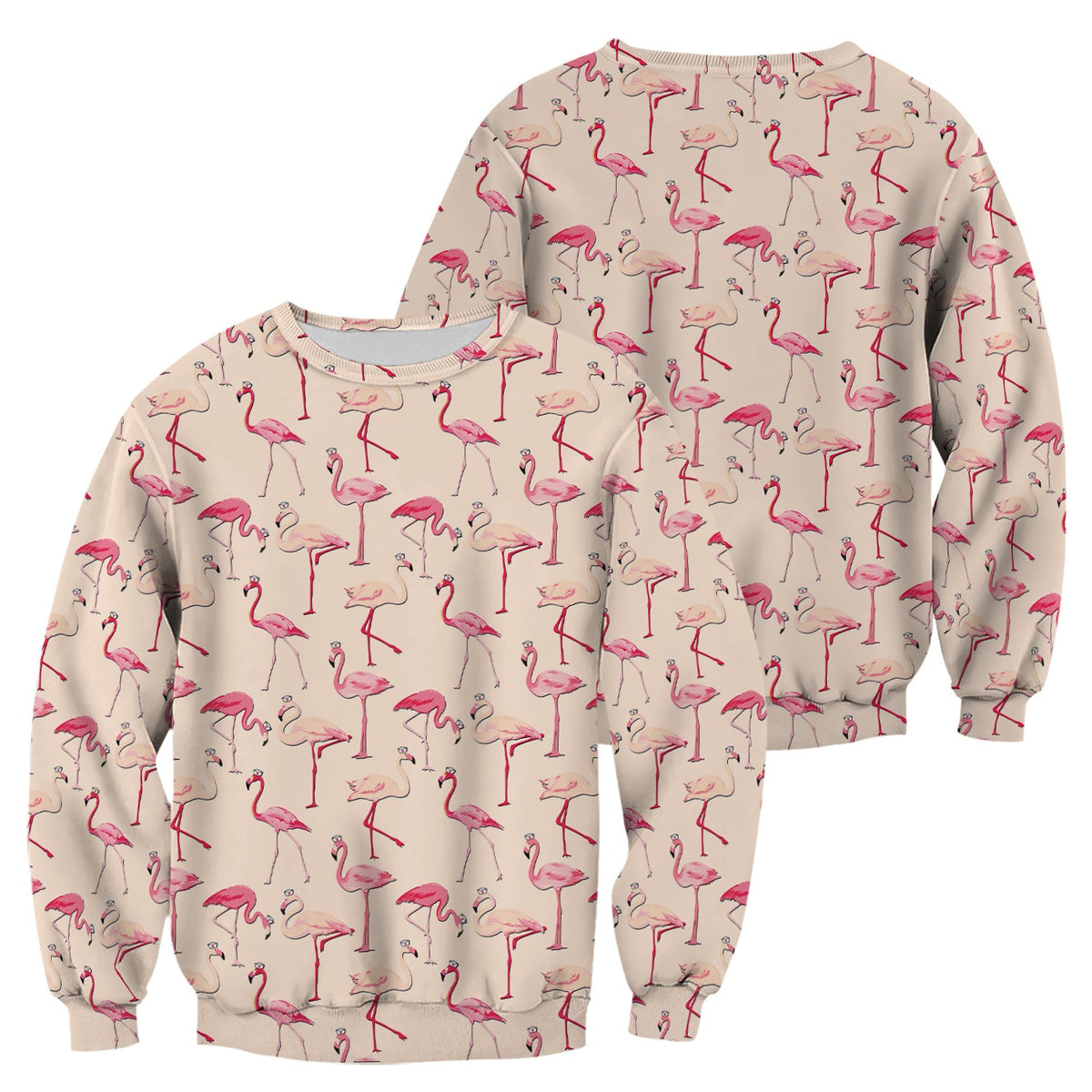 Flamingo Nurse Scrub Top
