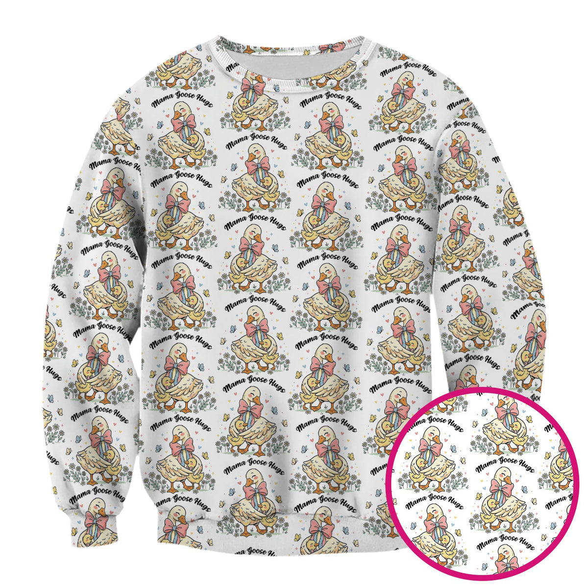 Mama Goose Hug Nurse Scrub Top