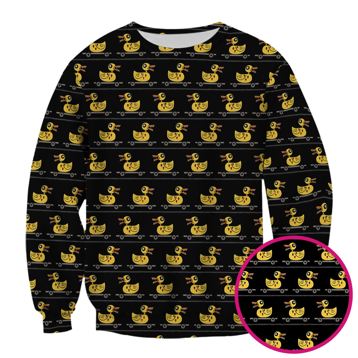 Spooky Rubber Duck Nurse Scrub Top