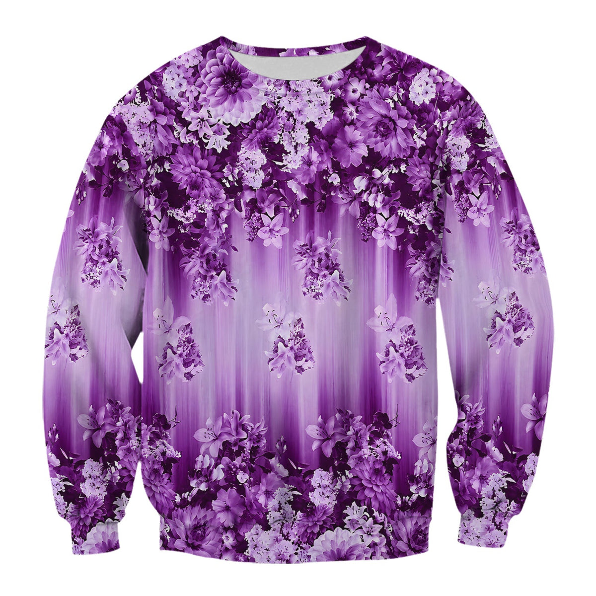 Purple Blossom Garden Nurse Scrub Top