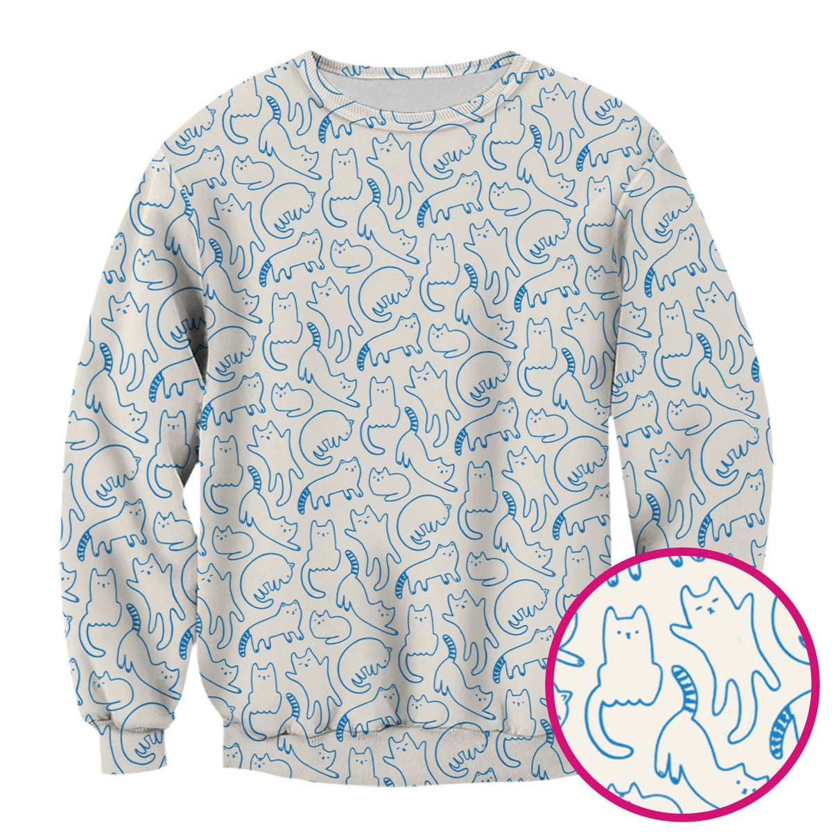 Artistic Cat Nurse Scrub Top