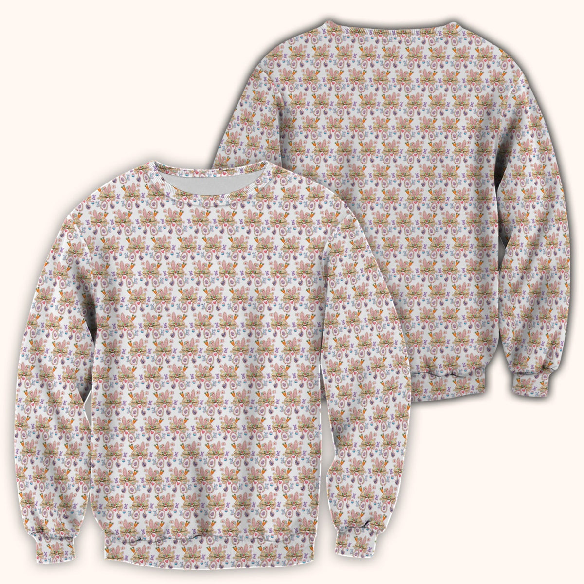 Bunny Stethoscope Nurse Scrub Top - Easter Gift