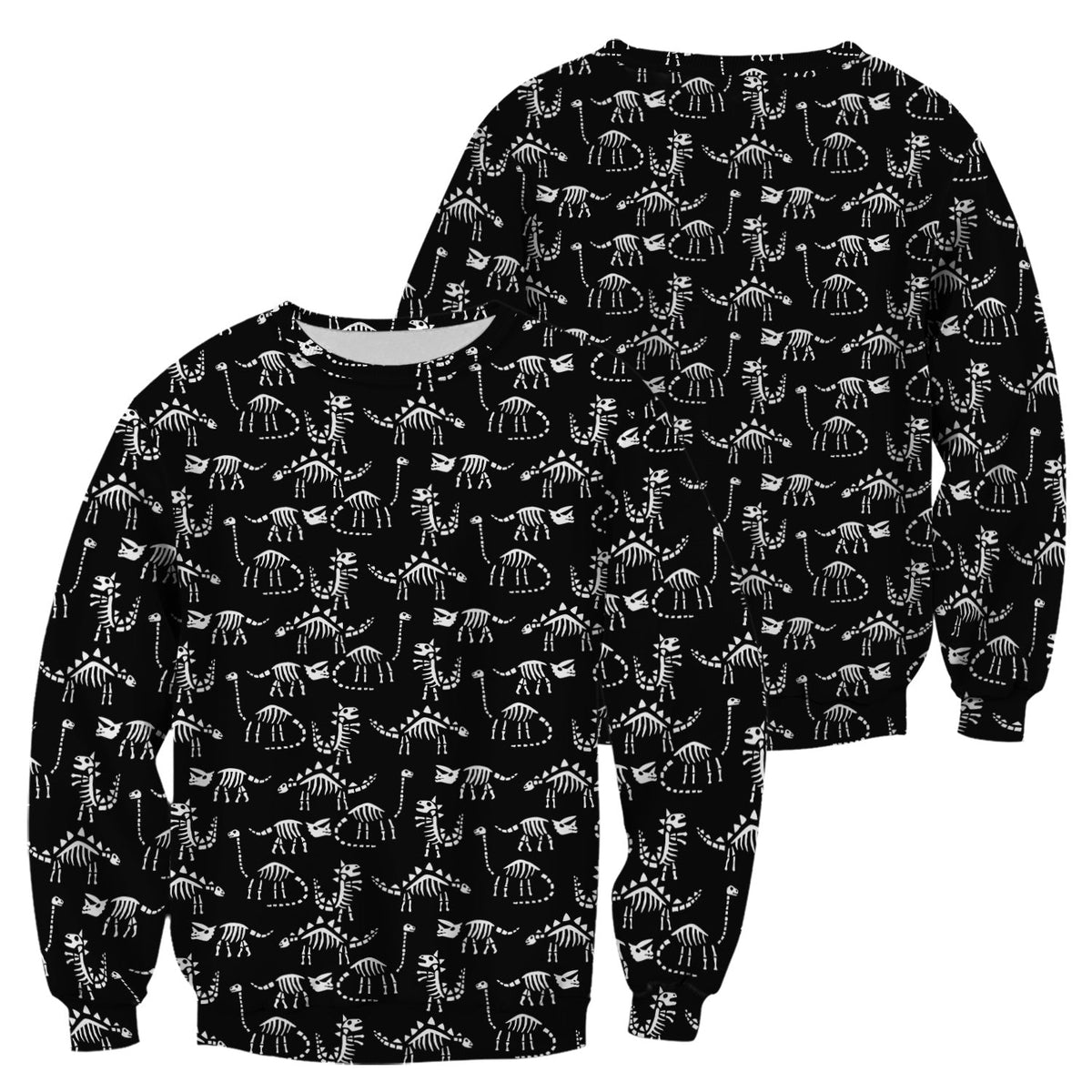 Dinosaur Skeleton Fossil Nurse Scrub Top