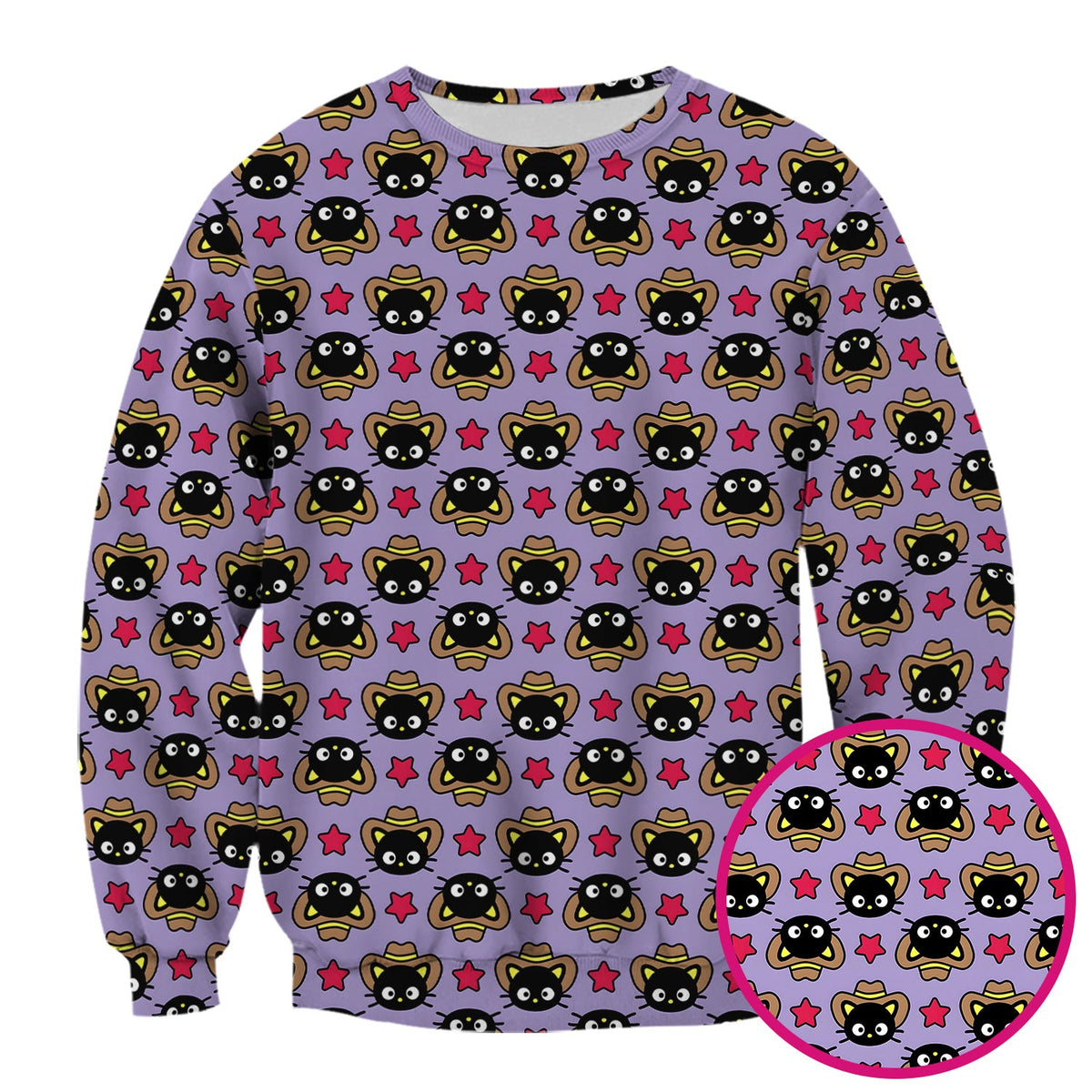 Cowboy Cat Nurse Scrub Top