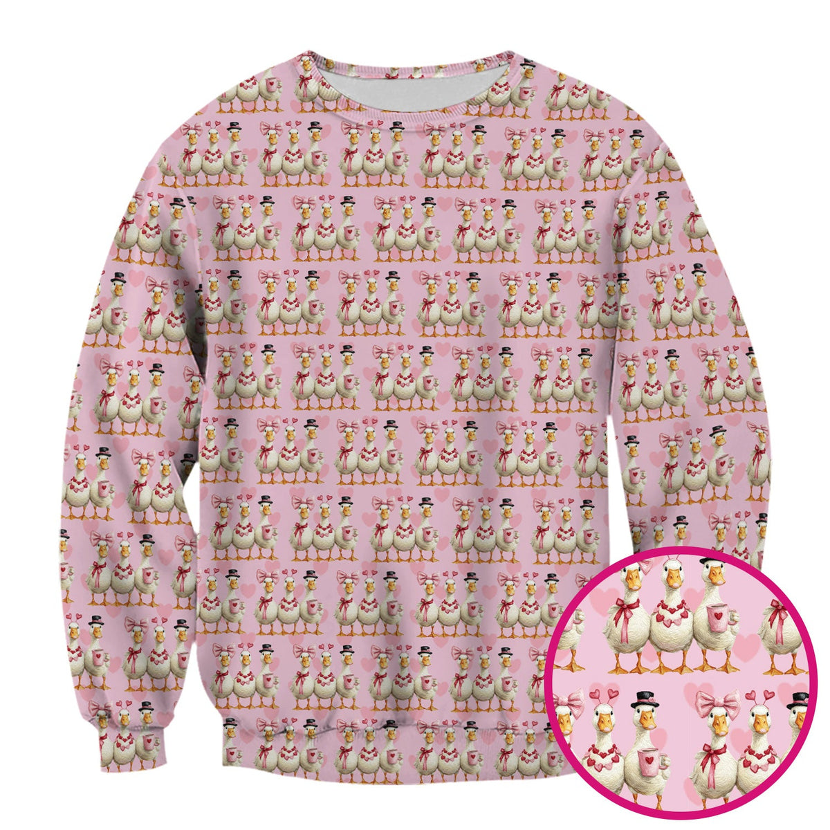 Goose Heart Nurse Scrub Top - Valentines Day Gift