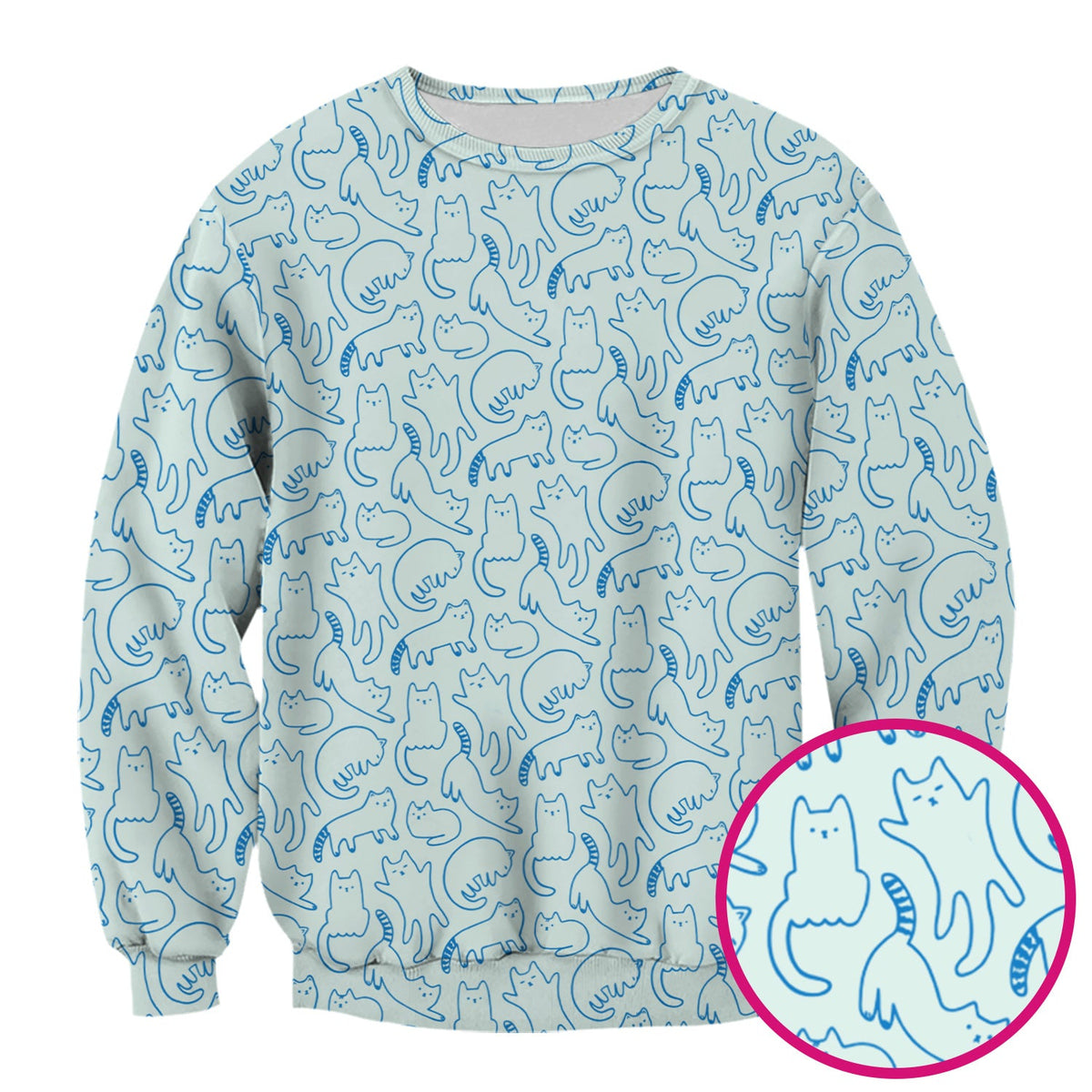 Artistic Cat Nurse Scrub Top