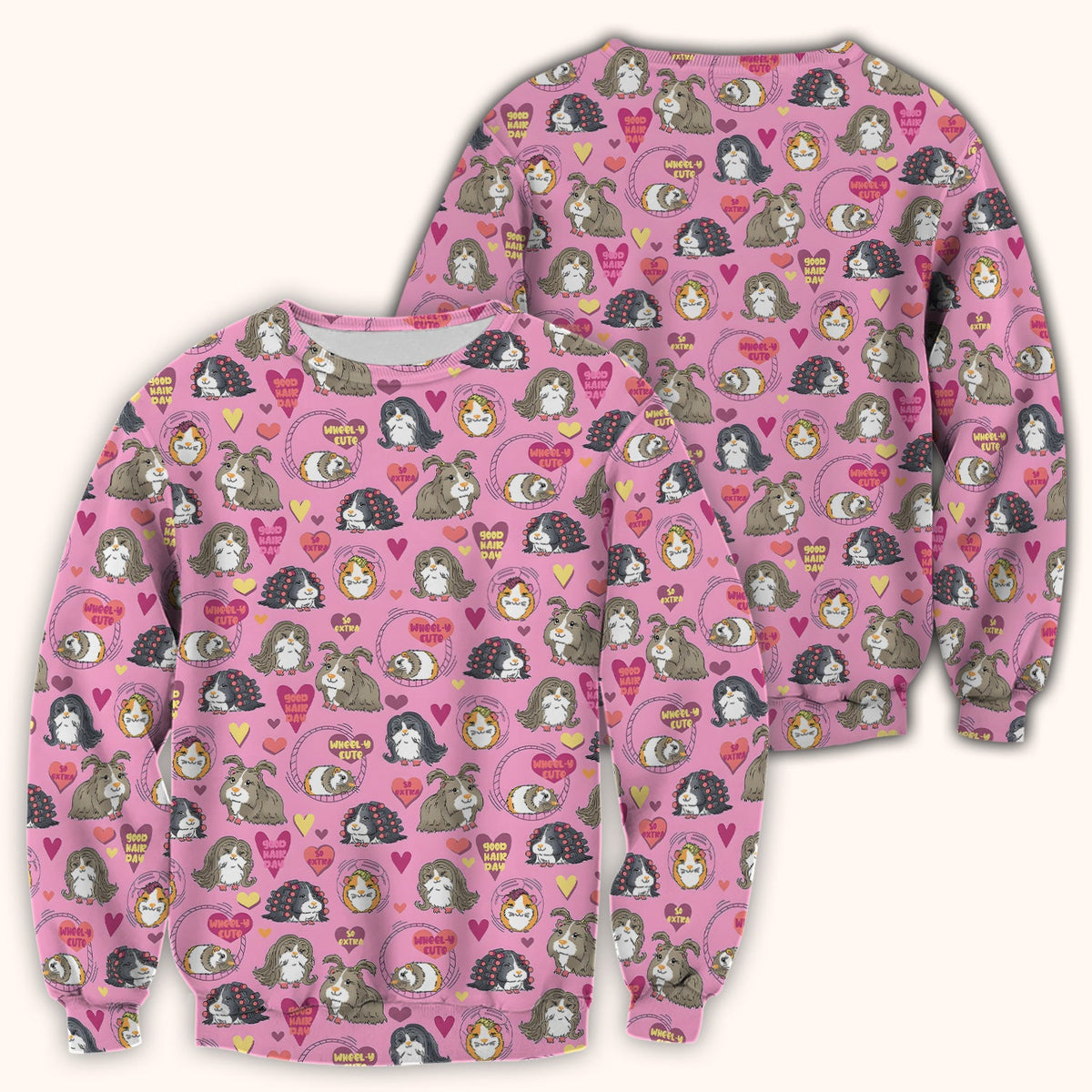 Guinea Pig Heart Nurse Scrub Top