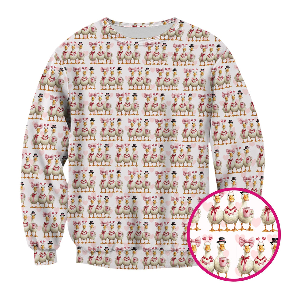 Goose Heart Nurse Scrub Top - Valentines Day Gift