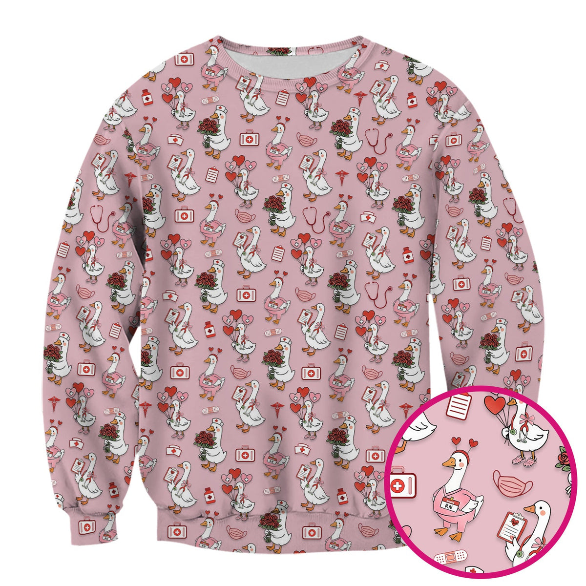 Goose Medical Nurse Scrub Top
