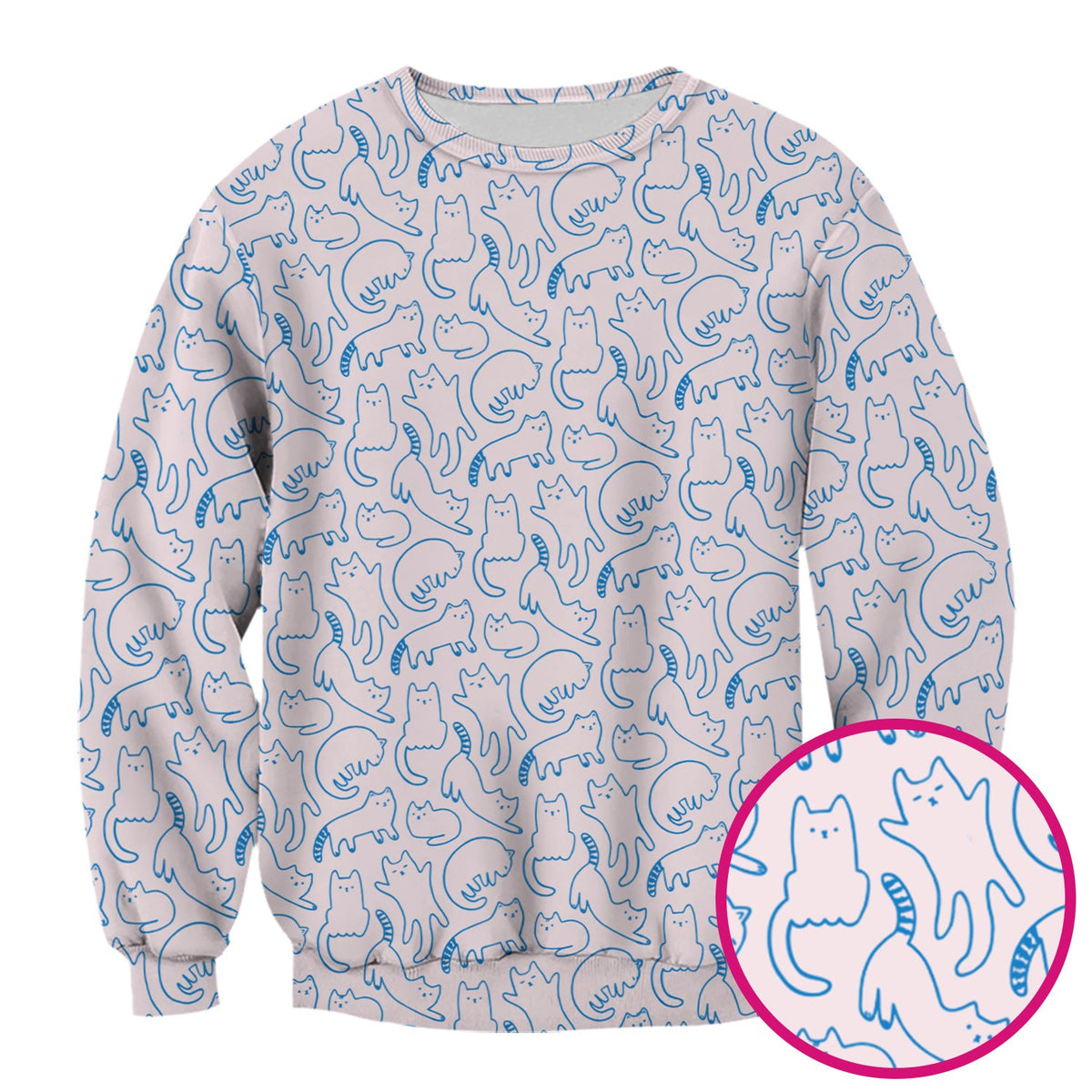 Artistic Cat Nurse Scrub Top