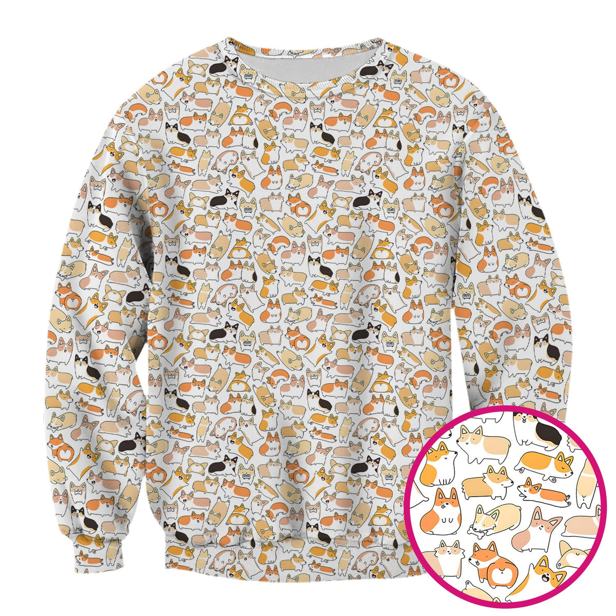 Corgi Nurse Scrub Top