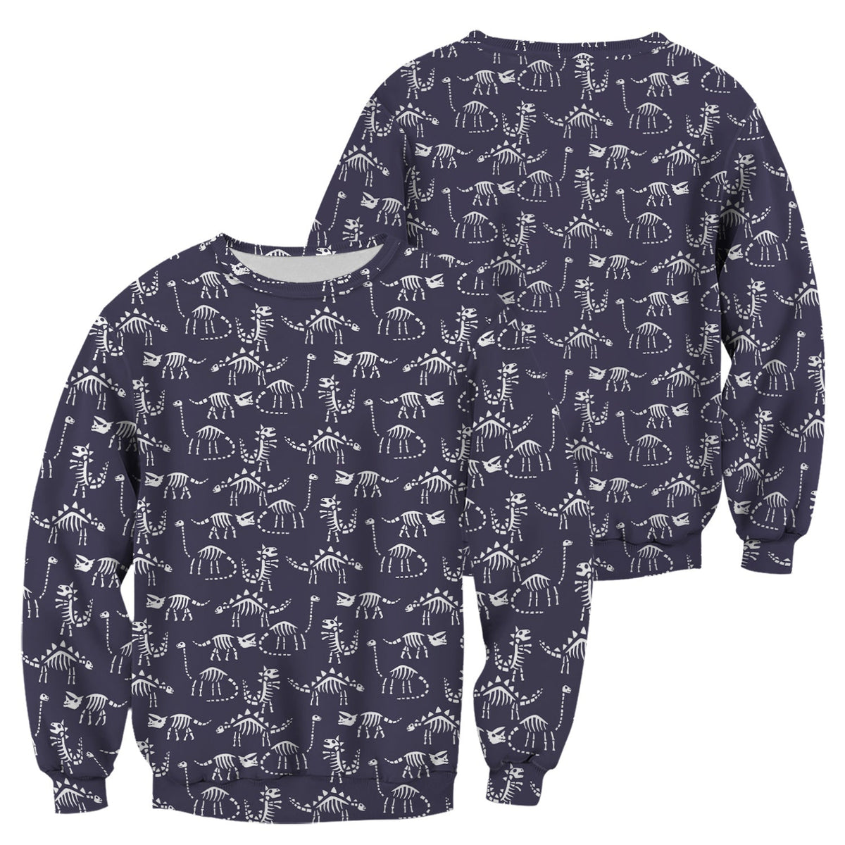 Dinosaur Skeleton Fossil Nurse Scrub Top