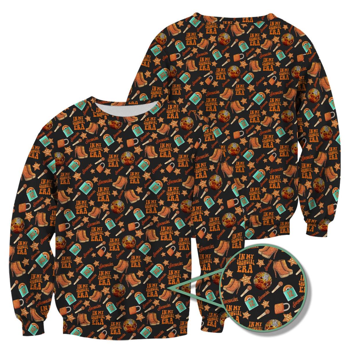 Showgirl Orange Graphic Nurse Shirt