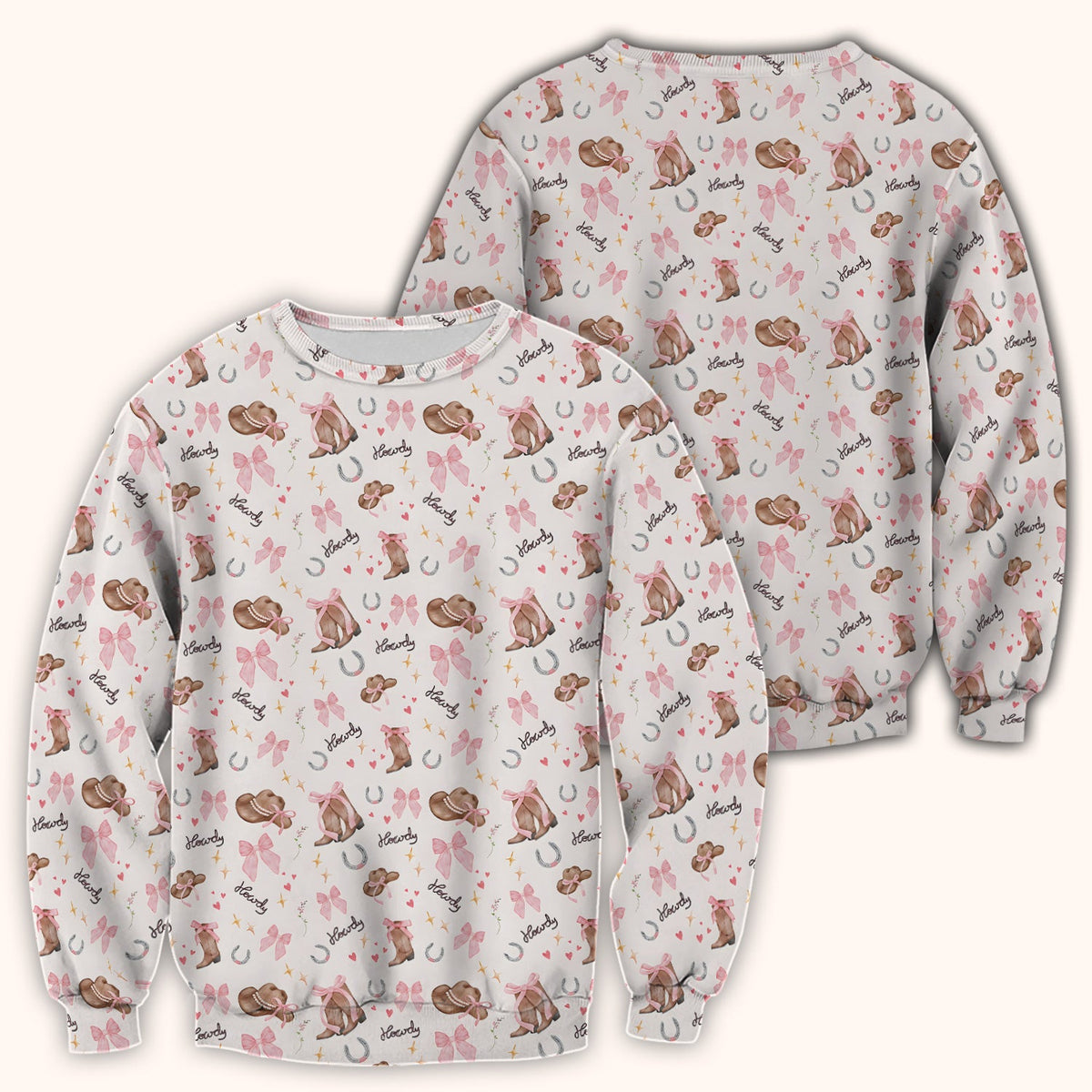 Pink Cowgirl Boots Nurse Scrub Top