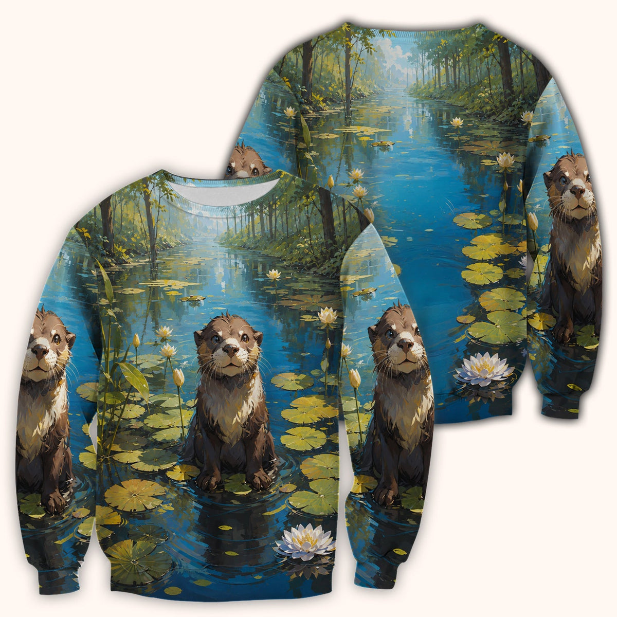 Otter Pond Nurse Scrub Top