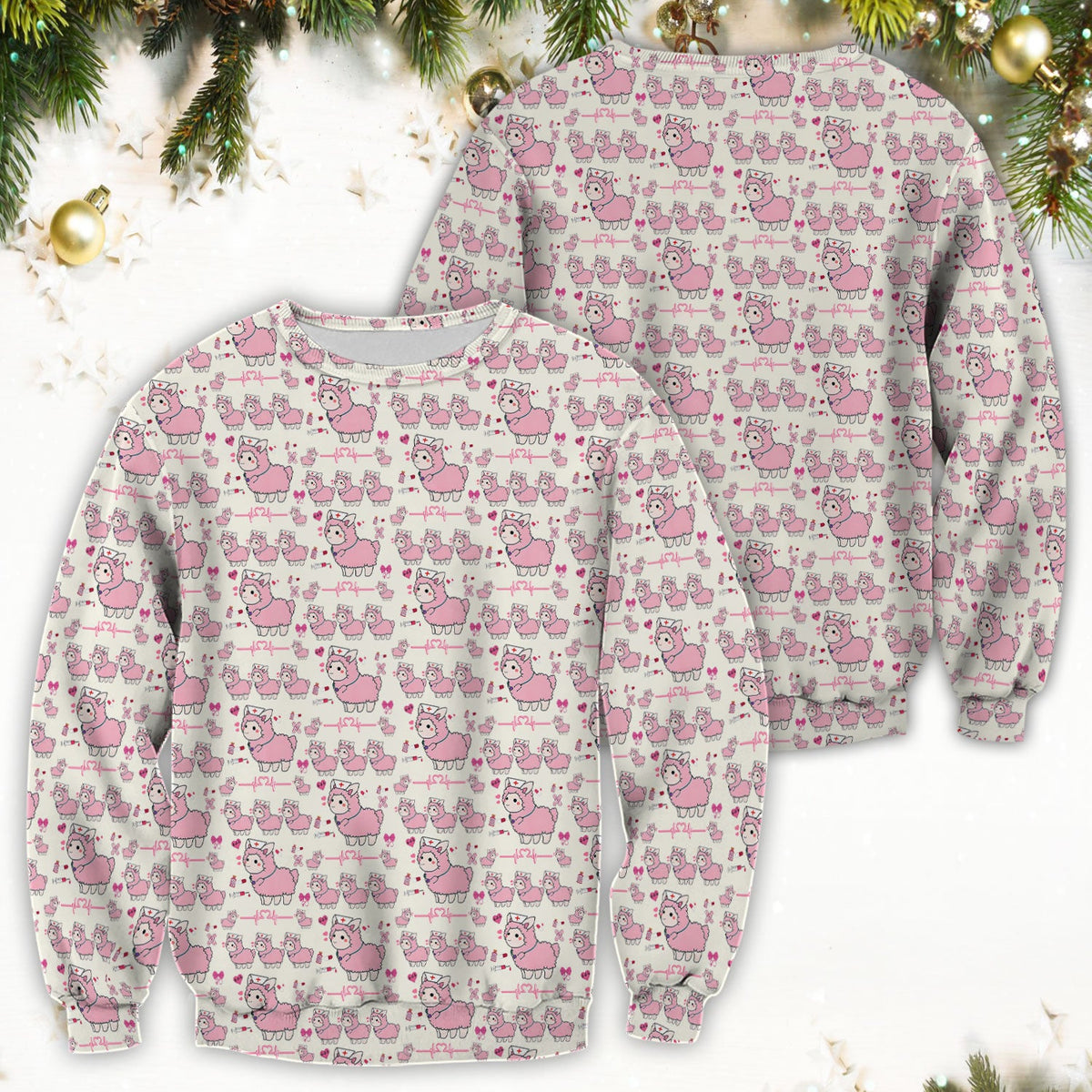 Llama Ain't Got Time For Your Drama Nurse Scrub Top