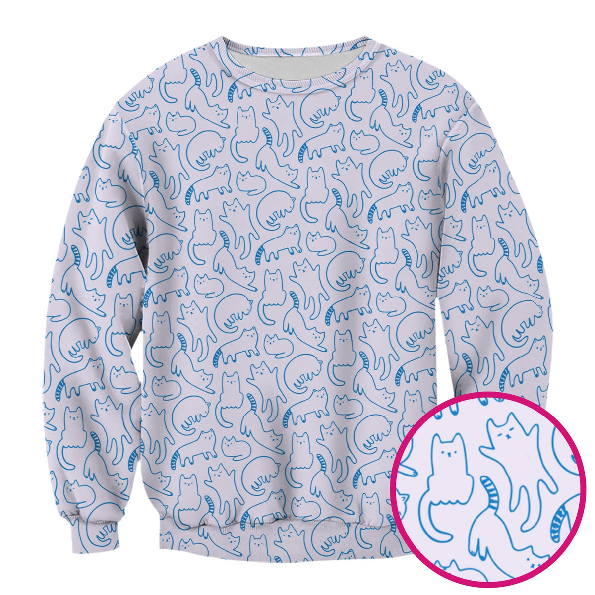 Artistic Cat Nurse Scrub Top