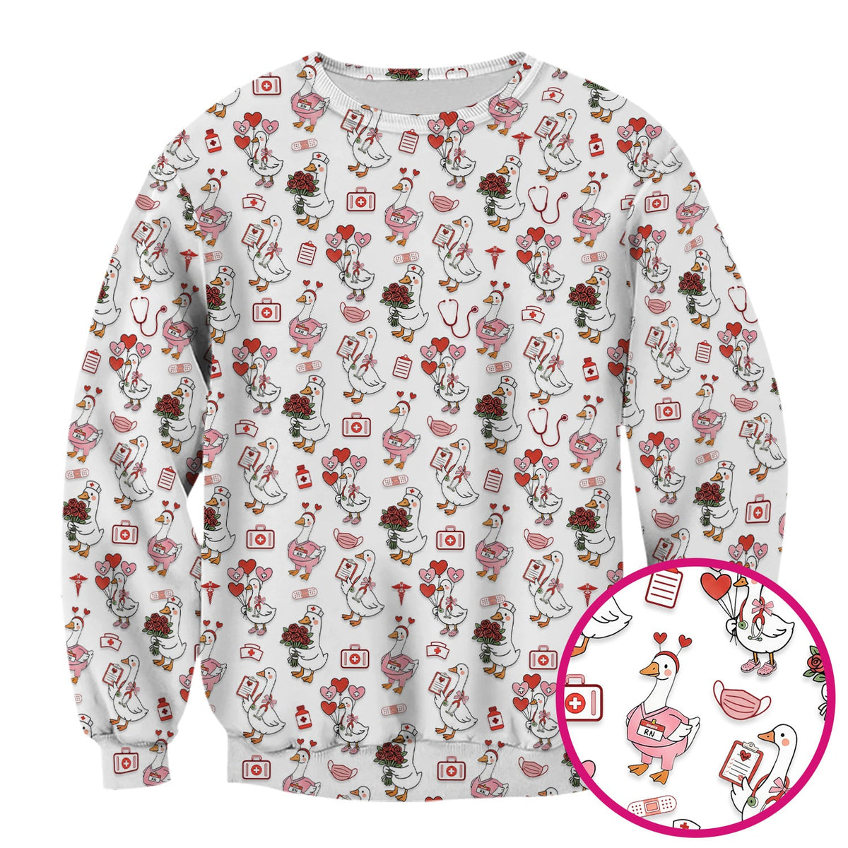 Goose Medical Nurse Scrub Top