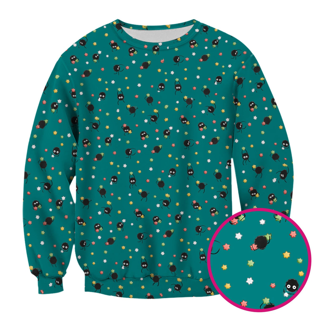 Funny Spider Pattern  Scrub Top, Cartoon Spider Pattern Nursing Uniform For Women