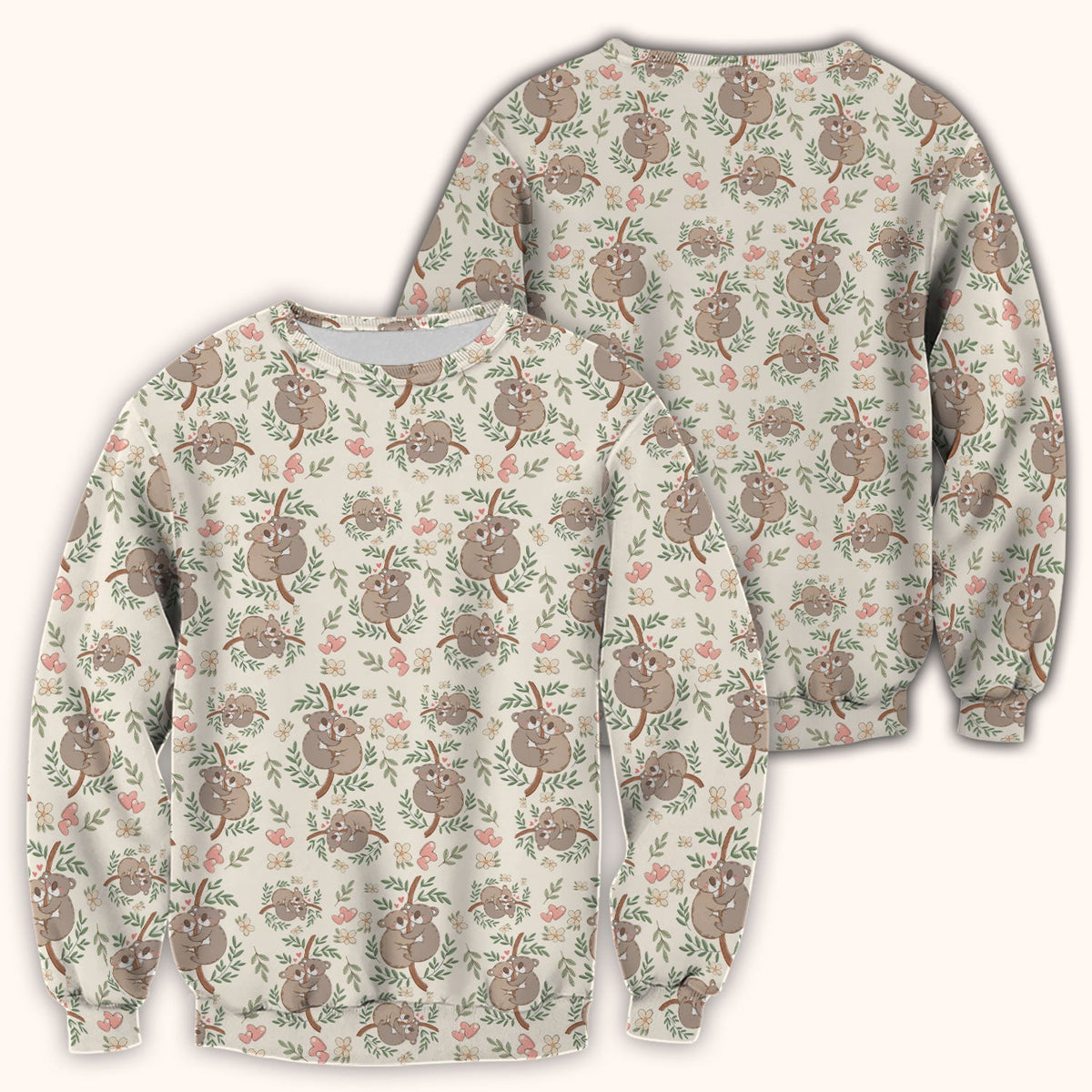 Koala Love Nurse Scrub Top