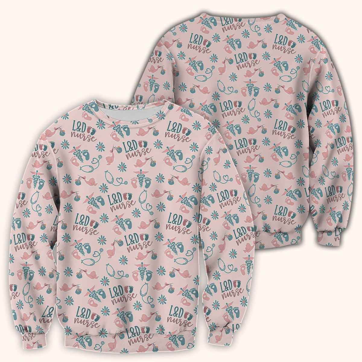 Labor and Delivery Nurse Scrub Top